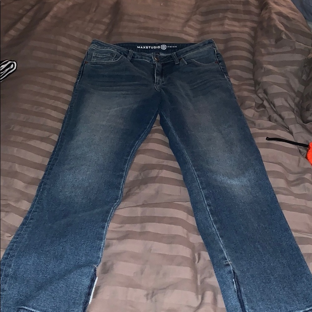 Split Hem Max Studio Jeans - image 1